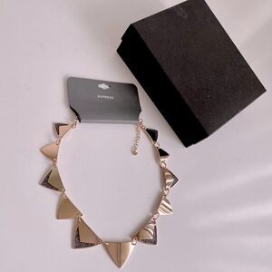 NWT Express Gold And Black Choker Necklace ✨